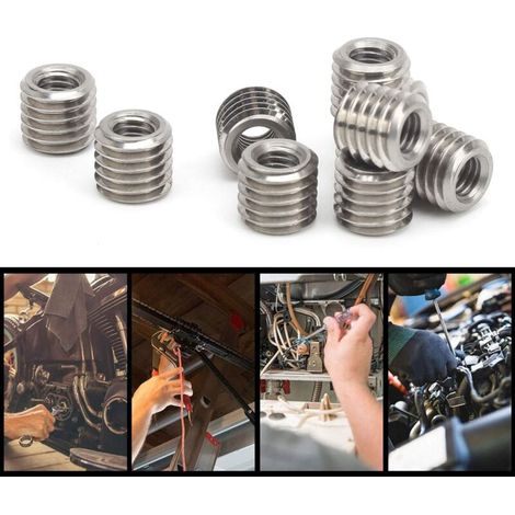 Outil de réparation de filetage pour écrou réducteur de filetage Zoternen, excellentes performances avec 10 inserts filetés pour automobiles, avions, turbines à vapeur, communications électroniques (1/5)