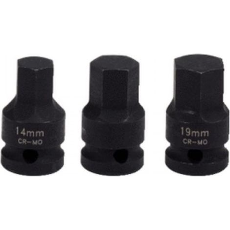 KS Tools 1/2 Kraft-Bit-Stecknuss, Innensechskant, 14 mm