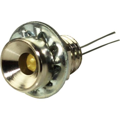 Voyant LED lumineux Jaune RS PRO, dia. 6.5mm, 2V c.c. ( Prix pour 1 ) (1/2)