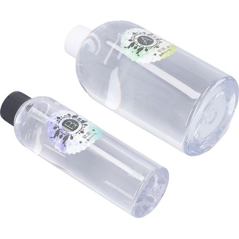 Adhésif époxy AB, hautement transparent, semblable à de l'eau, auto-inflammable, adhésif industriel cristallin (1/5)