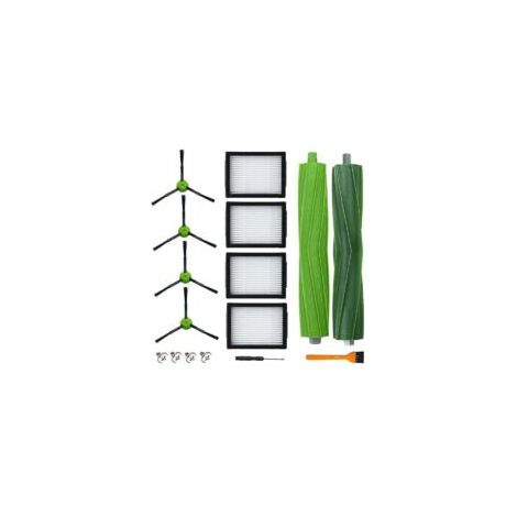 Accesorios de repuesto para aspiradoras Roomba J7+ i7 i7+ i7 Plus E5 E6 E7 8 i8+ i6 i6+ i3 i3+ i4 i4+: 4 filtros, 4 cepillos laterales y 2 cepillos de goma. - Crezuo (1/4)
