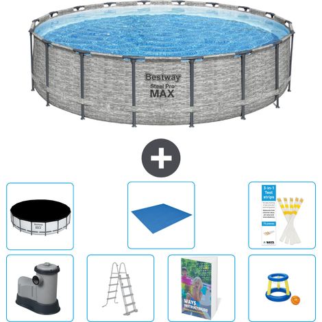 Bestway Piscina Bestway Steel Pro MAX Redonda - 549x122 cm - 8-piezas S568