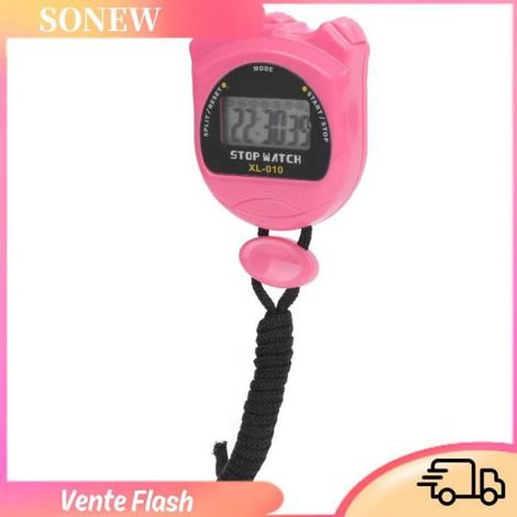 Sonew Chronomètre coloré étanche Chronomètre de Sport Numérique, étanche, Résistant aux Chutes, Chronomètre sport pendule (1/5)