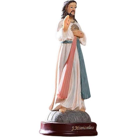 Exquisite Priesterstatue, religiöse Skulptur, Wohnaccessoire (1/5)