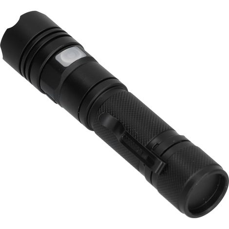 Lampe torche LED portable T6, mini-lampe torche ultra-lumineuse rechargeable par USB pour éclairage extérieur (1/5)