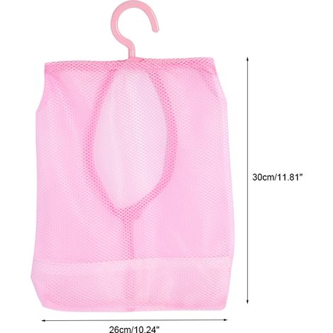 Sac de rangement suspendu en filet, sac de salle de bain à suspendre, sac de séchage pour sous-vêtements (1/4)