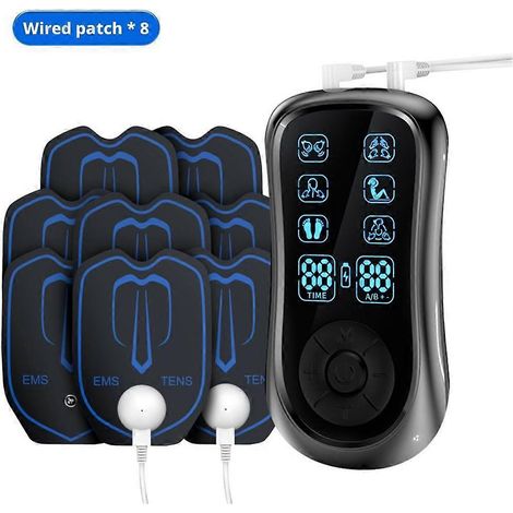 Stimulateur musculaire TENS/EMS rechargeable avec 6 modes de massage pour un soulagement complet des douleurs corporelles (1/4)