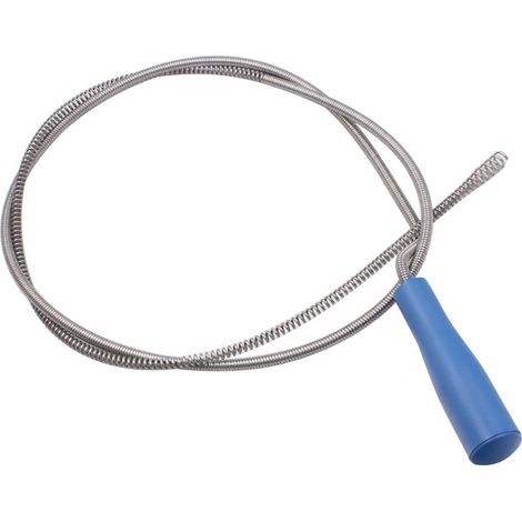 Drain auger, drain cleaner for sinks, flexible pipes, toilets, and drains. 7mm diameter, 5M length. (1/4)