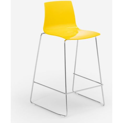 Grand Soleil Design Hocker Bar Küche 64 cm Design Mini Imola - Gelb