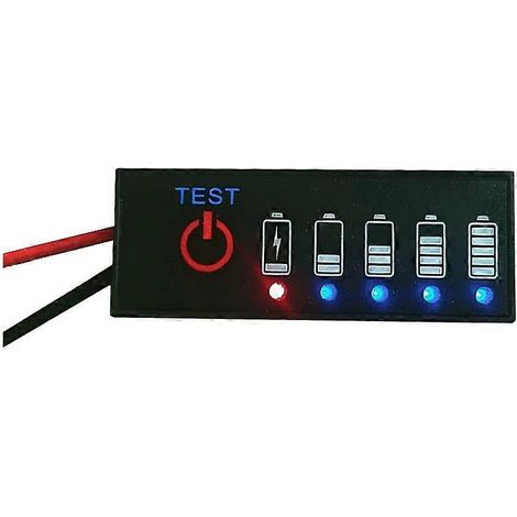 Indicateur de niveau de batterie ternaire lithium-plomb-acide, testeur de capacité, 3,7 V, charge complète 4,2 V (1/5)