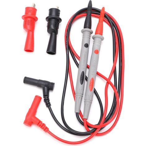 P14A 4-mm-Messleitungen mit Klemmen-Set, rutschfestes Multimeter-Messleitungszubehör für Heimwerker (1/4)
