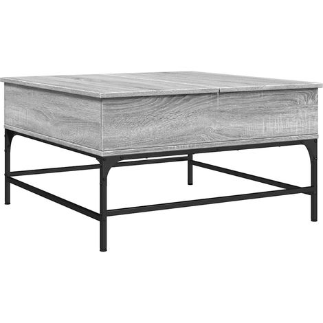 Maison Exclusive - Couchtisch Grau Sonoma 80x80x45 cm Holzwerksto