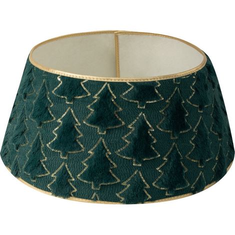 Arceau Pour Arbre De Noël - 71 cm - En Coton Tissé Doux Et Molletonné - Pour Cacher Le Pied De L'Arbre - Usage Intérieur - 1 Pièce (1/5)