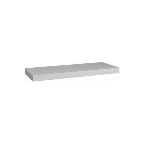 Selbsthängendes Wandregal 60cm weiß (1/4)