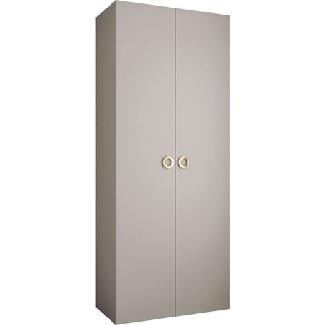 Armario Hartford 540, Cachemira, 246x100x52cm, Puertas de armario: Con bisagras, Número de estantes: 8 (1/5)