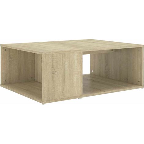 Maison Exclusive - Couchtisch Sonoma-Eiche 90x67x33 cm Holzwerkst (1/5)