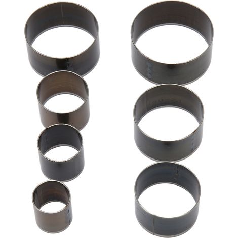 7Pcs Kit Emporte-pièce Rond en Cuir pour Travail du Cuir, Taille 0.79 à 1.97 Pouces, Acier au Carbone pour Portefeuille, Ceinture, Carton et Projets DIY (1/5)