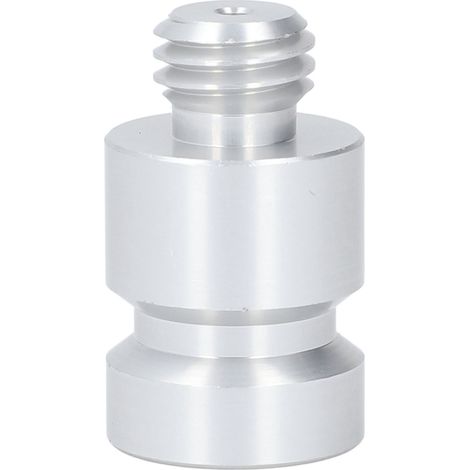 Adaptador de poste prismático de 5/8"-11, roscado, 30 mm de longitud, adaptador de liberación rápida RTK para estación total (1/5)