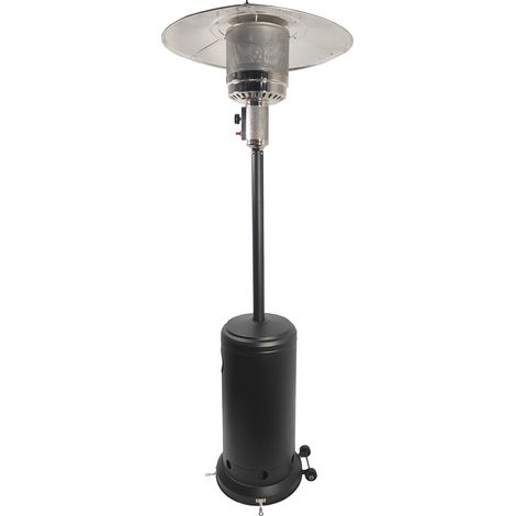Happy Garden – Parasol chauffant OSLO – Gaz 12kW – Acier inoxydable – Surface de chauffe 30m² – Système d'allumage piézo — vue 2