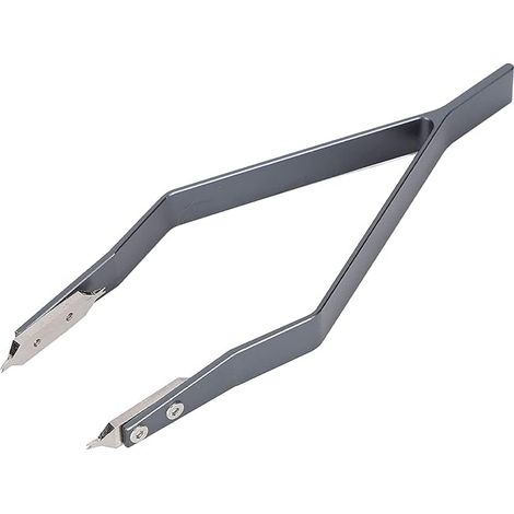 Bergeon 7825 Metallarmband-Spannzange, Federstegzange, ergonomisches Uhrmacherwerkzeug aus Edelstahl, Silber (1/5)
