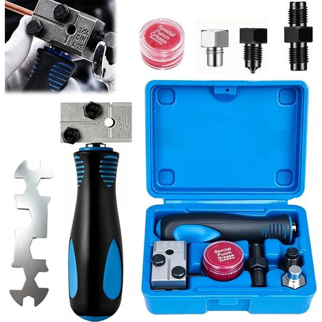 Outils de conduite freins Double Raccord tuyau de frein 4.75mm kit tuyau de frein kit d’outils de conduites de freins Tuyaux Cuivre Nickel Acier (1/5)