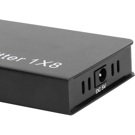 F118 Répartiteur HDMI 1.4 8 Ports, 1080P, Audio Vidéo, 100‑240V, Prise EU, 1 Entrée 8 Sorties (1/5)