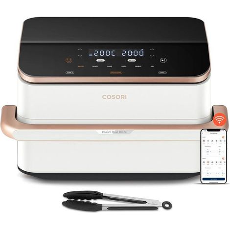 Friteuse sans huile COSORI - Air Fryer Dual Blaze Twinfry Compact - Capacité 8,6L - 2700 W - Blanc (1/5)