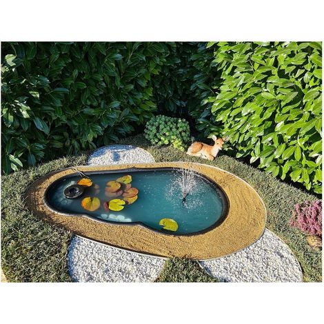 Laghetto da giardino vico nero litri 300 da 145x87xh53 (1/3)