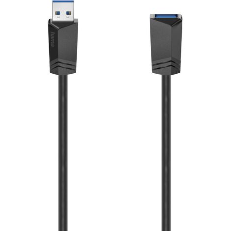 Hama Cavo prolunga USB A M / USB A F , USB 3.0, 1,5 metri, nero