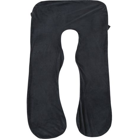 Oreiller Grossesse Forme U - Support Corps Entier pour Dormir Allaiter Lire - Housse Détachable Lavable - 139 cm (1/5)