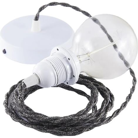 Lampe suspension Creative Cables tn03 câble 2 mètres cuivre (1/3)
