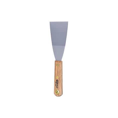 KS Tools  Spatola in acciaio inox  impugnatura in legno 