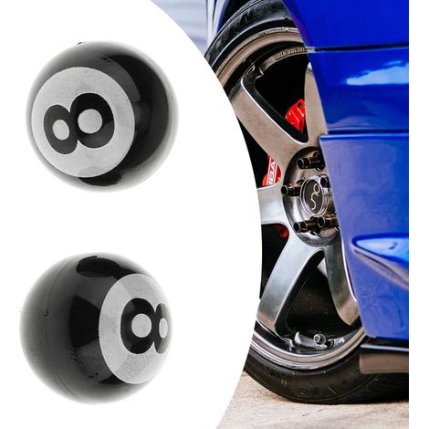 (Chine) Cache-valve de pneu auto 7,5 mm, n° 8, pour jantes, compatible avec voitures, camions, motos, quads, etc. (2019) (1/5)