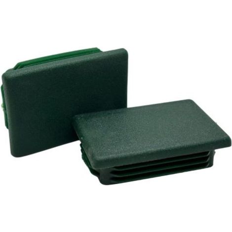 Tappo interno per profilo, palo, tetto 60x40, 100 pezzi, verde (1/5)