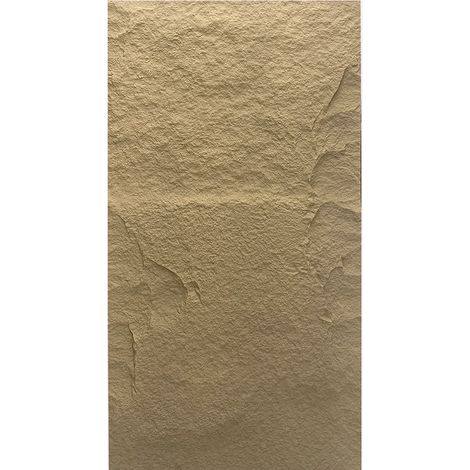 Panel decorativo 3D efecto piedra en PU 10 piezas 120x60x3 - Beige (1/5)