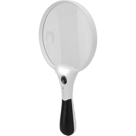Loupe à main multifonction avec éclairage LED pour lecture, loupe lumineuse portative, verre grossissant manuel, idéale pour lire et examiner les détails. (1/5)