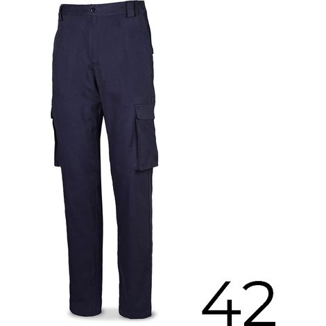 Pantaloni elasticizzati 98% cotone 2% elastan 240g. blu navy taglia 42 588pbsam/42 marcabrand