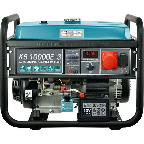 Générateur à essence "Könner & Söhnen" 8000 W KS 10000E-3 per utenze trifase 400V (1/5)