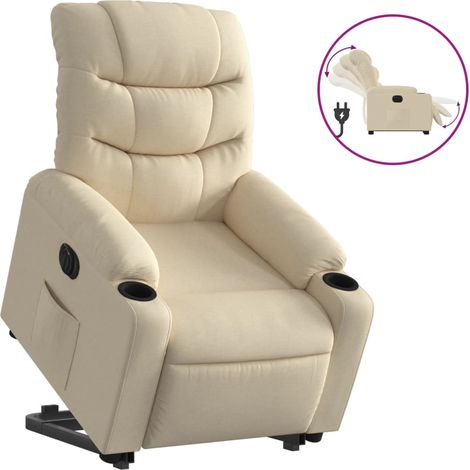 Maison Exclusive - Relaxsessel mit Aufstehhilfe Elektrisch Creme