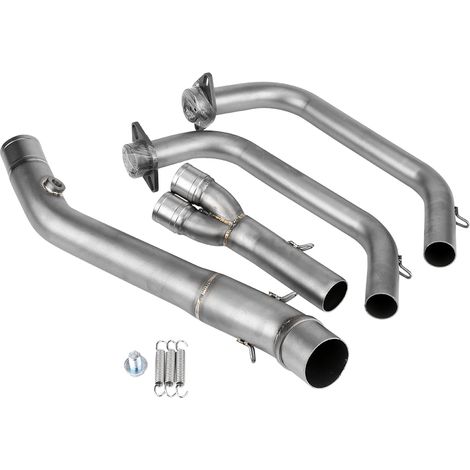 Kit complet d'échappement moto tuyau avant de liaison pour Yamaha YZF-R25/YZF-R3 2015-2018 (1/3)