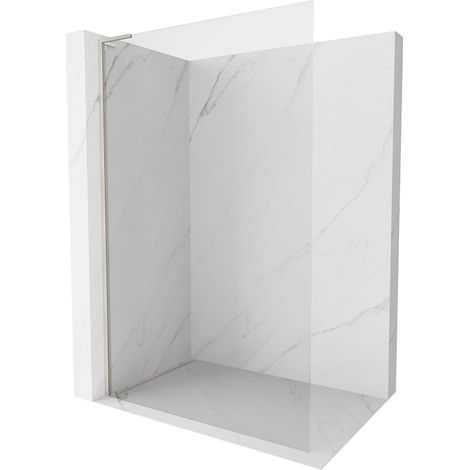 Mexen Kioto-X L paroi de douche Walk-in 90 x 200 cm, transparent 10 mm, nickel brossé - 800-090-107-97-00-X (1/5)