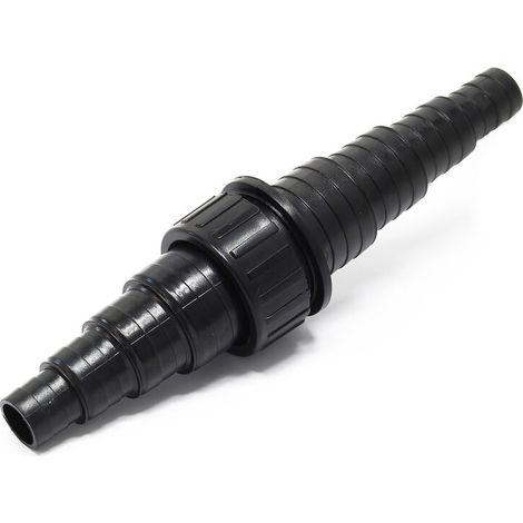 [MAI UTILIZZATO]  Connettore per tubo flessibile/tappo terminale a gradini 19/25/32/38 mm (3/4/1/1 1/4/1 1/2) per tubo flessibile per piscina (1/3)