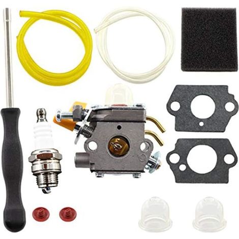 Kit avec filtre à air et tournevis de réglage pour RBC30SET, RLT30CET, RHT2660DA, remplace les pièces de moteur C1U-H60D H60E, 25cc-46cc (1/4)
