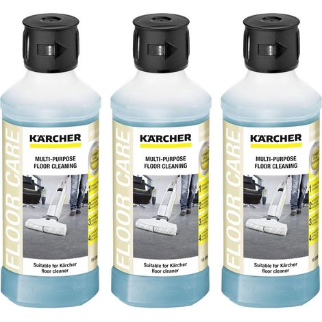 Lot de 3 nettoyants RM536 pour sols (500ml) pour Nettoyeur Haute Pression KARCHER - 62959440