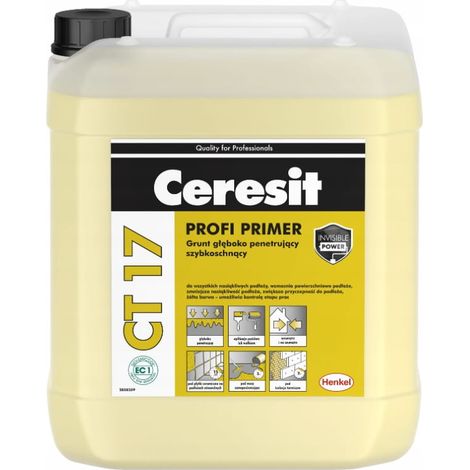 Ceresit Apprêt de maquillage sans solvant à pénétration profonde 5L (1/2)