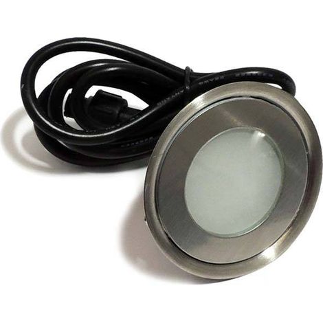 Kit 6 balises LED RGB 0.5W IP67 encastrables au sol (1/6)