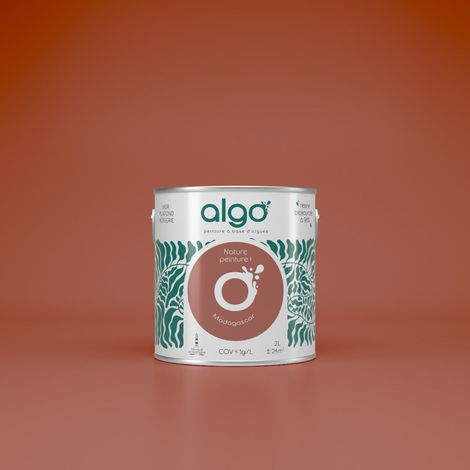 Peinture écologique Algo - Terracotta Madagascar - 2L / Mat (1/4)