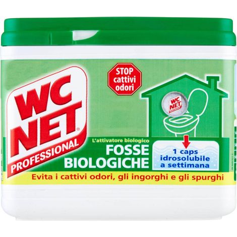WC NET FOSSE BIOLOGICHE 12 CAPS STOP CATTIVI ODORI SPURGHI INGORGHI 20748 (1/10)