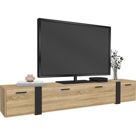 Hänge-TV-Möbel 180 cm PHOENIX 3 Türen Industriedesign
