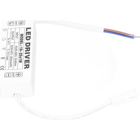 Driver LED 18-25X1W à courant constant 300 mA, entrée AC 85-265 V, sortie 54-87 V CC, transformateur (1/5)